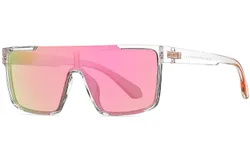 Women Men Sunglasse Square Flat Top Big Frame UV400 Sun Glasses Oversized TR7543