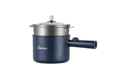 Topwit Hot Pot Electric&comma;  Portable Non-Stick Frying Pan&comma; Electric Pot for Pasta&comma; Steak&comma; BPA Free&comma; Electric Cooker with Dual Power Control&comma; Over-Heating & Boil Dry Protection