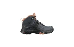 Salomon Women&apos;s X Ultra 4 Mid Gore-Tex Shoes In Ebony&sol; Mocha Mousse&sol; Almond Cream