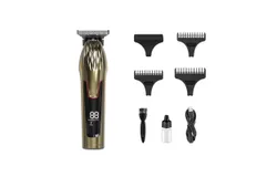 Men&apos;s Electric Hair Clippers and Trimmers&comma; Professional Men&apos;s Cordless and Corded Hair Clipper&comma; Cordless Beard Trimmer for Haircuts and Grooming&comma; Gunmetal Color
