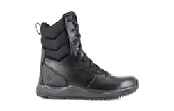 Volcom Men&apos;s 8" Tactical Side-Zip Work Boot - Wide Width In Black