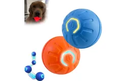 Thelifeh Smart Jumping Ball Dog Toy &vert; Shaking Ball Dog Toy &vert; Shaky Dog Ball &vert; Interactive Dog Ball Automatic Moving Dog Toy &vert; Automatic Rolling Ball for Dogs Interactive Dog Toys &lpar;2&ast;Mix&rpar;