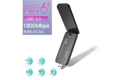 Wireless Network Card&comma; 1800M Dual Band&comma; Wireless 5G Network Receiver Transmitter