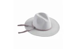 Mudpie Women&apos;s Braided Felt Fedora Hat In Grey