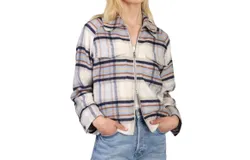 Dylan Ricki Zip Jacket In Navy
