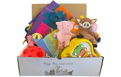 Pig Box Pet Box Bundle of Toys Gift Box for Dogs&comma; Pigs&comma; Rabbits&comma; & Small Pets
