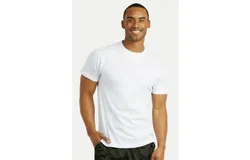 3-Pack Hombre Spak 100&percnt; Algod&oacute;n Blanco Camisa T
