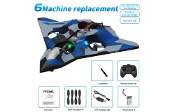 Remote Control Aircraft Fighter 2&period;4G Foam Drone Aircraft Remote Control Helicopter Toy Children Gift