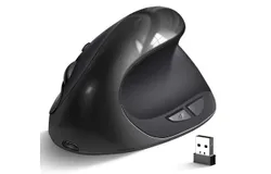 Wireless Mouse&comma; Ergonomic Mouse&comma; Tri-Mode BT5&period;0&plus;BT5&period;0&plus;2&period;4GHz&comma; Bluetooth Vertical Mouse Adjustable DPI 2400&sol;1600&sol;1000&comma; Rechargeable Mice for PC&comma; Laptop&comma; Mac&comma; Windows