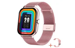 Y14 Smart Watch 1&period;83 Inch Sports Bracelet Bluetooth Call Heart Rate Touch Screen Smart Bracelet（Rose）