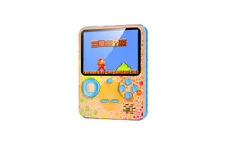G6 Hand Held Game Console with 500&plus; Games 3&period;5 inch Screen&comma;6000mAh Power Bank&lpar;orange pink&rpar;