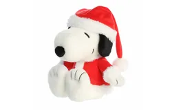 Aurora® Festive Peanuts® 30cm Santa Snoopy White Stuffed Animal
