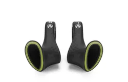 Comfortable Fluorescence Bicycle Bar Ends Ergonomic Design Bike Handlebar Nylon Bicycle Handle Bar Grips Cycling Accessory