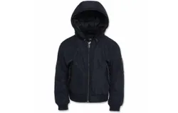 Jordan Craig Boy&apos;s Squadron Hooded Bomber Jacket In Black
