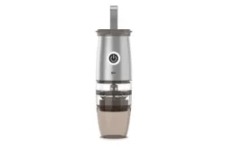 Portable Coffee Grinder&comma; Electric Coffee Bean Grinder&comma; USB Rechargeable Mini Electric Coffee Grinder with 5 Grind Settings for Espresso&sol;French Press&sol;Drip&sol;Cold Brew Coffee &lpar;Silver Electric Version&rpar;