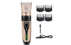 Pet Hair Shavers Pet Trimmer Shears Pet Grooming Kit Pets Hair Shears Electric Rechargeable Quiet Dog ShaversDisplay Screen Pet Grooming Kit for Small and Large Dogs Cats Animals