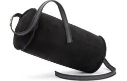Leather Cylinder Bite Pillow Tug Toy Reward for Adult Dogs and Puppies