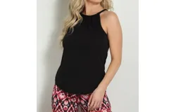 Veronica M Braided Tank In Black Ity