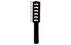Static Free Mini Fast Flo - Black and Red by Cricket for Unisex - 1 Pc Hair Brush