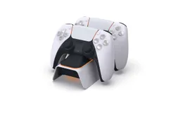 PS5 wireless joystick fast charger seat charger P&comma; S5 gamepad dual seat charger PS5 charging base TP5-0521B