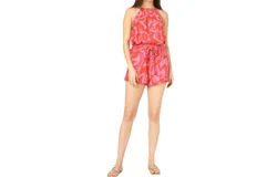 Omika Catalina Blouse In Cierra Grapefruit