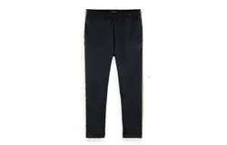 Scotch & Soda Logo Tape Sweatpants In Black
