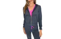 Sundry Zip Hoodie With Pockets In Navy