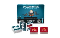 Exploding Kittens Recipes for Disaster - 2-5 Players - Ages 7&plus; - 15 Minutes to Play - Deluxe High Stakes Card Game - Party Game&comma; Family Game Night&comma; Kid and Adult Card Game