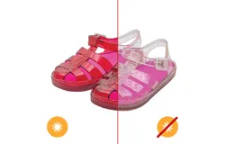 Gladiator Girl Jellies Sandal - 3 Pink by DelSol for Kids - 1 Pair Sandals