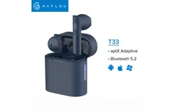 Haylou T33 True Bluetooth Wireless Headphones&comma; Qualcomm 5&period;2 In-Ear Noise Cancelling moripods Headphones