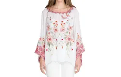 Johnny Was Grace Top In White