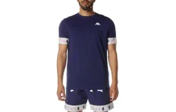 Kappa 222 Banda Niji T Shirt In Navy