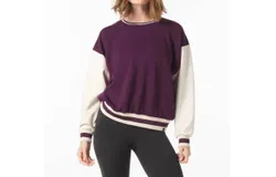 Glyder Varsity Crew In Mulberry