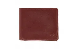Will Leather Goods Men&apos;s Classic Bill Fold Wallet In Cognac