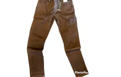 Bianco Pull On Jeans In Brown