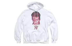 David Bowie Aladdin Sane 75 Adult Pull Over Hoodie