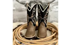 Tanner Mark Kids Twister In A Field Boots Unisex In Black