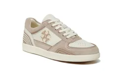 Tory Burch Women Clover Court Sneakers New Ivory Cerbiatto Off White New