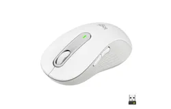 Logitech Signature M650 Wireless Mouse - For Small to Medium Sized Hands&comma; Bluetooth&comma; for PC&sol;Mac&sol;Multi-Device&sol;Chromebook -&comma;white