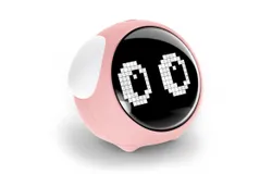 Kids Alarm Clock&comma; Dual Alarm Setting&comma; Adjustable Brightness Night Light&comma; Voice-activated&comma;Temperature Detection&comma;PINK Wake-up Alarm Clock&comma;