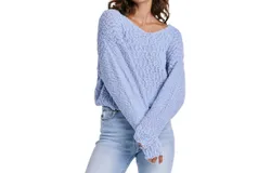 Dear John Denim Lexi Knit Sweater In Cornflower