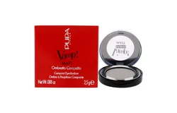 Vamp&excl; Matt Compact Eyeshadow - 010 White Chalk by Pupa Milano for Women - 0&period;088 oz Eye Shadow