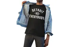 Vs Everybody Detroit T-Shirt In Black&sol;white