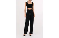 Nonchalantlabel Demi Crop Top In Black