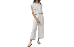 Lalavon Liza Pants In Ivory&sol;sky
