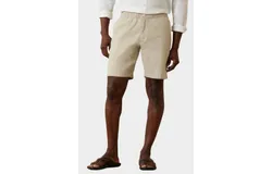Tommy Bahama Dockside Bay Linen-Blend Elastic Short In Stone Khaki