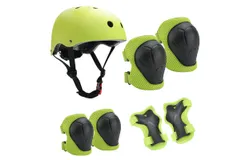Kids Bike Helmet Toddler Helmet Kids Sport Protective Gear Set-（20&period;1"-21&period;2"&sol;51-54cm）Green