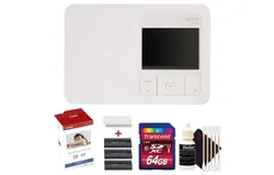 Bundle&colon; Canon SELPHY CP1500 Compact Photo Printer White w&sol; Color Ink 4x6 Paper