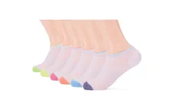 Gallery Seven Womens No-Show Athletic Sport Socks 6 Pack-Alabaster-9-15