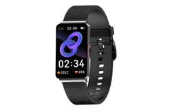 1&period;57" Smart Health Monitoring Watch - 24&sol;7 Non-Invasive Blood Glucose Tracking&comma; Heart Rate&comma; Blood Pressure&comma; Oxygen Saturation&comma; Temperature&comma; Sleep Analysis&comma; Women&apos;s Cycle&comma; Multiple Sports Modes&comma; IP67 Waterproof-Black